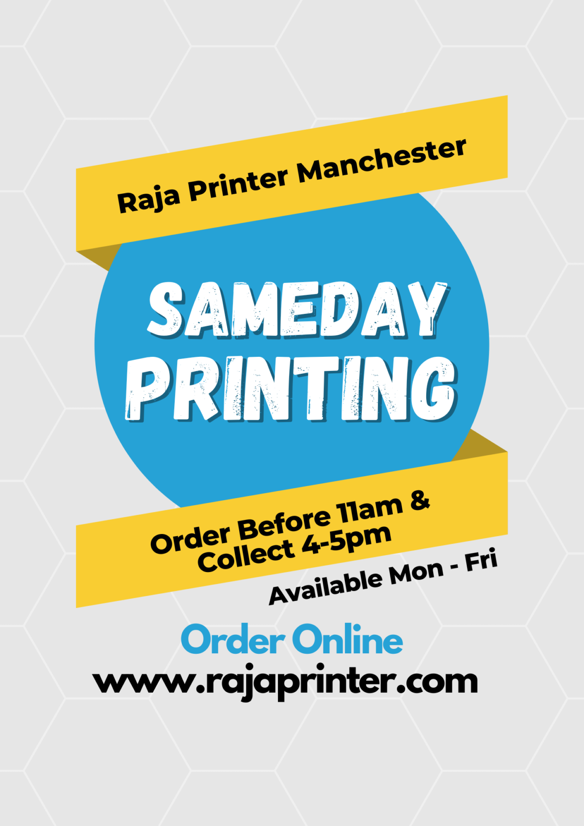 Sameday Printing Service In Manchester